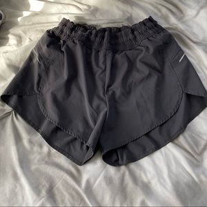 Grey athletic shorts